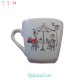سرویس صبحانه خوری 14 پارچه طرح قلب کد 2203 سرویس صبحانه خوری 14 پارچه طرح قلب کد 2203