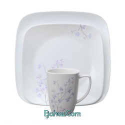 سرویس غذاخوری 26 پارچه کورل امریکا طرح Jacaranda