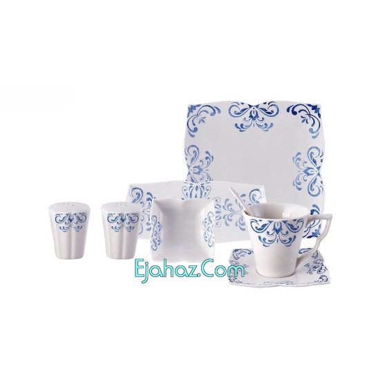 سرویس صبحانه خوری 32 پارچه کاراجا ترکیه مدل INDIGO سرویس صبحانه خوری 32 پارچه کاراجا ترکیه مدل INDIGO