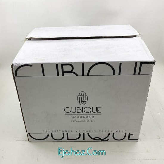 سرویس صبحانه خوری 35 پارچه کاراجا ترکیه مدل CUBIQUE سرویس صبحانه خوری 35 پارچه کاراجا ترکیه مدل CUBIQUE