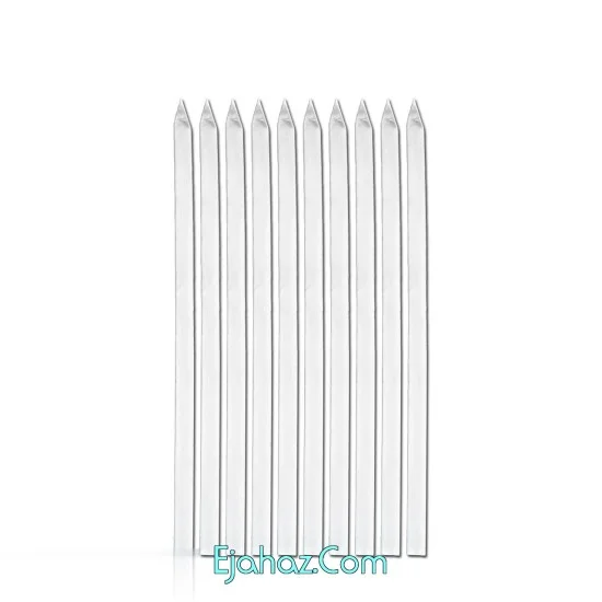 سیخ استیل تتیس مدل SHS-17 بسته 10 عددی ذغالی