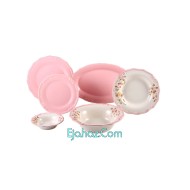 سرویس چینی سرامیک 26 پارچه غذاخوری لاویوا ترکمدل فلورا