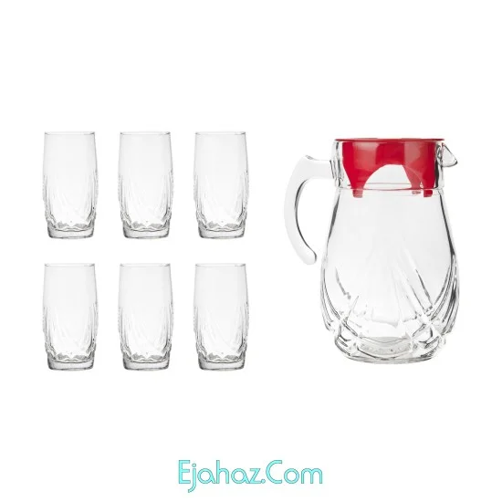ست پارچ آب و لیوان 7 پارچ آبه نوری تازه سری آرنا مدل 782101W ست پارچ آب و لیوان 7 پارچ آبه نوری تازه سری آرنا مدل 782101W