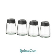  جا ادویه و حبوبات  ایکیا کد 201-528-70 بسته 4 عددی