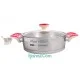 سرویس پخت و پز قابلمه 10 پارچه سافینوکس مدل Vision-pink1017