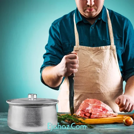 سرویس پخت و پز قابلمه استیل 6 پارچه کد 2080