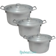  سرویس پخت و پز قابلمه استیل 6 پارچه کد 2040