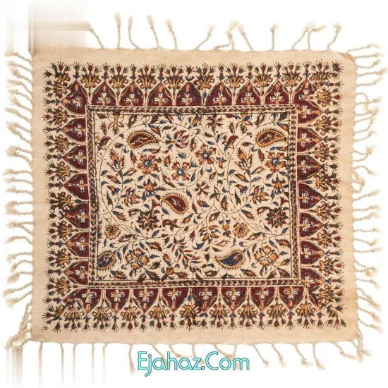 سفره قلمکار اثر عطریان طرح 4 سایز 30 × 30 سانتی متر