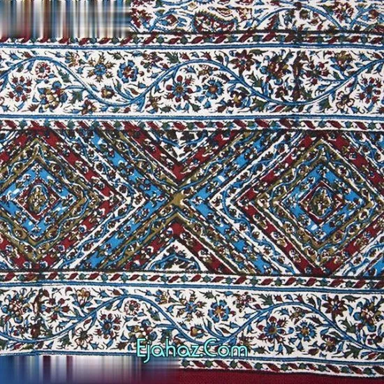 سفره قلمکار ممتاز اثر عطریان مدل دو رویه طرح 18 سایز 135 × 200 سانتی متر