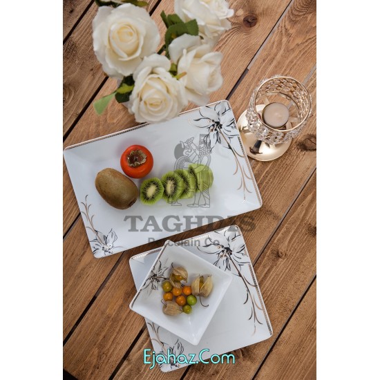 سرویس غذاخوری کد 3598 S2 چیچک طرح فلت چینی تقدیس 6 نفره سرویس غذاخوری کد 3598 S2 چیچک طرح فلت چینی تقدیس 6 نفره