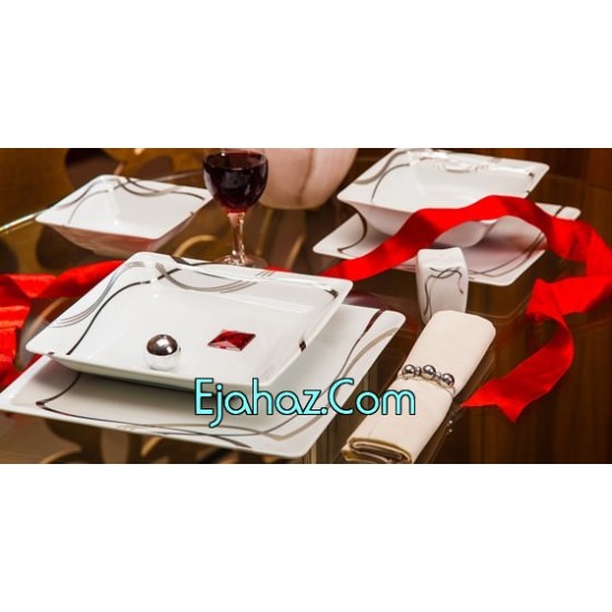 سرویس غذاخوری کد 60368 C1 گوهرناز طرح امپریال چینی تقدیس 6 نفره سرویس غذاخوری کد 60368 C1 گوهرناز طرح امپریال چینی تقدیس 6 نفره
