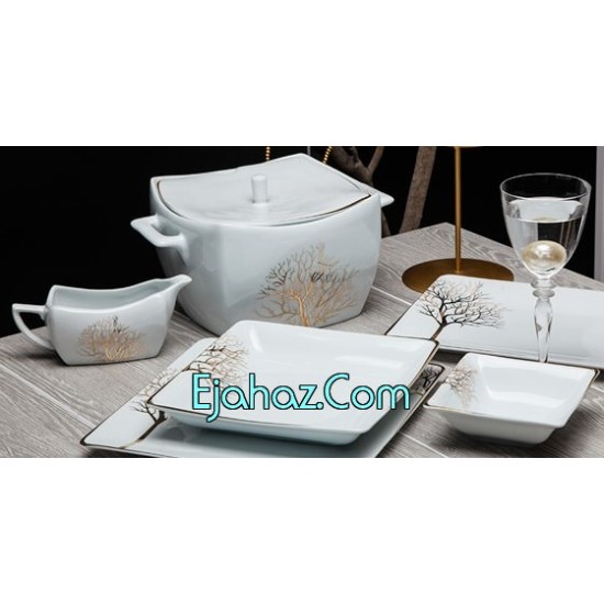 سرویس غذاخوری کد 70002 S2 تریسا طرح لوئیز چینی تقدیس 6 نفره سرویس غذاخوری کد 70002 S2 تریسا طرح لوئیز چینی تقدیس 6 نفره