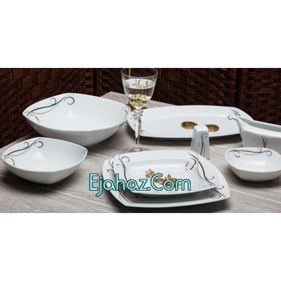 سرویس غذاخوری کد 70002 S2 تریسا طرح لوئیز چینی تقدیس 6 نفره سرویس غذاخوری کد 70002 S2 تریسا طرح لوئیز چینی تقدیس 6 نفره