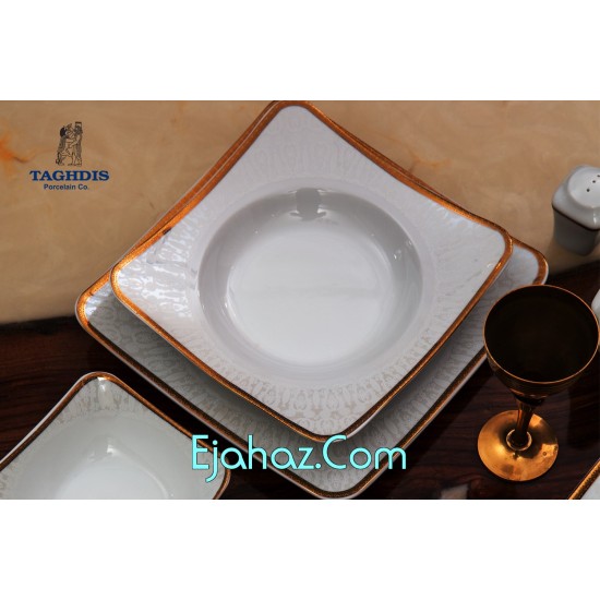 سرویس غذاخوری کد 70072 A2 آلیس طرح فیوچر چینی تقدیس 12 نفره سرویس غذاخوری کد 70072 A2 آلیس طرح فیوچر چینی تقدیس 12 نفره