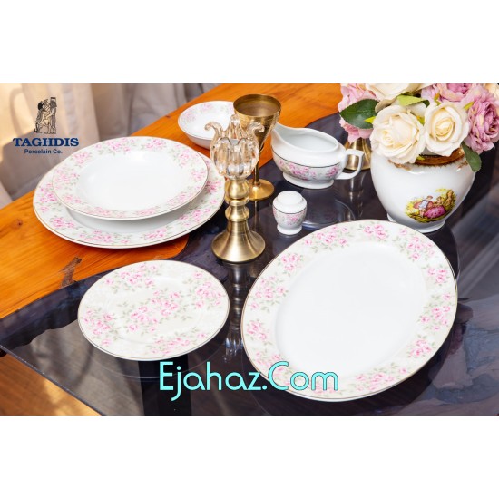 سرویس غذاخوری کد 70130 S2 لیلیان طرح گرد چینی تقدیس 6 نفره سرویس غذاخوری کد 70130 S2 لیلیان طرح گرد چینی تقدیس 6 نفره