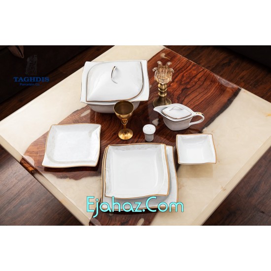 سرویس غذاخوری کد 70267 A1 افراشته طرح امپریال چینی تقدیس 6 نفره سرویس غذاخوری کد 70267 A1 افراشته طرح امپریال چینی تقدیس 6 نفره