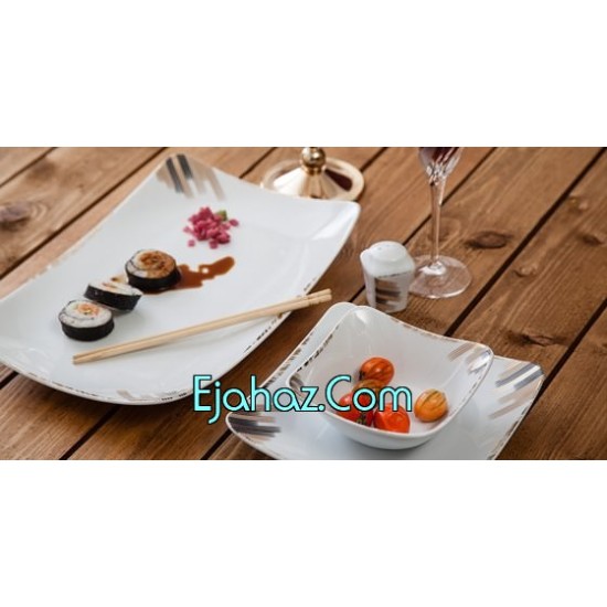 سرویس غذاخوری  کد C  97 12013 1 آفرینش طرح فیوچر چینی تقدیس 12 نفره