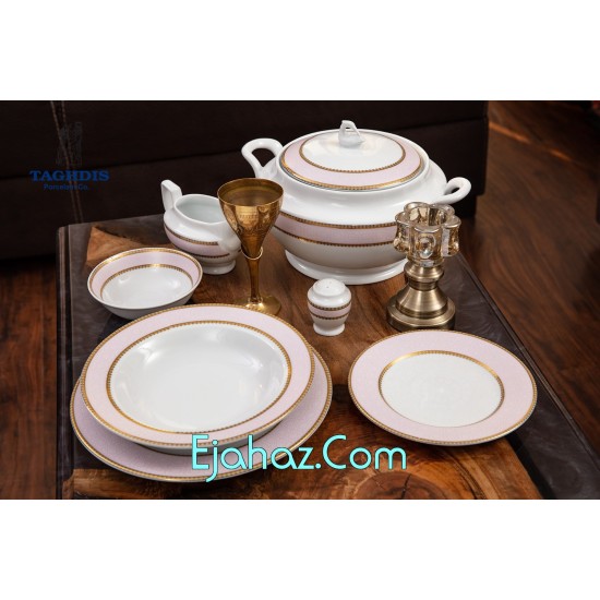 سرویس غذاخوری کد C 98 15015 D تشریفات طرح گرد چینی تقدیس 6 نفره سرویس غذاخوری کد C 98 15015 D تشریفات طرح گرد چینی تقدیس 6 نفره