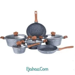  پخت و پز 10 پارچه سرویس پخت و پز قابلمه چدن برلینگر هاوس مدل BH-1212