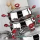 سرویس آشپزخانه 18 پارچه هاس جوهر مدل Anemon