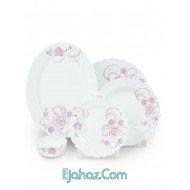 سرویس غذاخوری آرکوپال مقصود 25 پارچه آیروپال  طرح سامبا بنفش