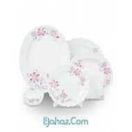 سرویس غذاخوری آرکوپال مقصود 25 پارچه آیروپال  طرح متین بنفش گرد