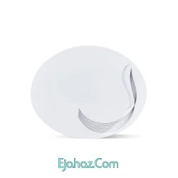 سرویس غذاخوری آرکوپال مقصود 26 پارچه اورینسه طرح شمل مشکی- بدنه صدفی (دو لایه)