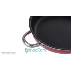  سرویس پخت و پز قابلمه زرساب 7 پارچه با در شیشه ای مدل OR-5410G