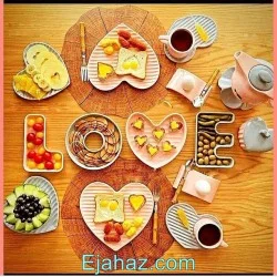 صبحانه خوری سرامیکی لاو برجسته آیسرام 19 پارچه طوسی صورتی