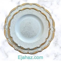 سرویس چینی پردیس ایزابل بن چاینا دانیا گلد 98 پارچه