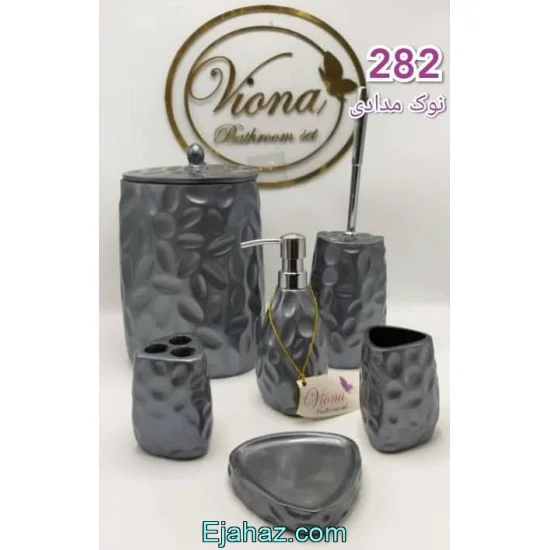 سرویس بهداشتی رزین 6 پارچه نوک مدادی 282 سرویس بهداشتی رزین 6 پارچه نوک مدادی 282