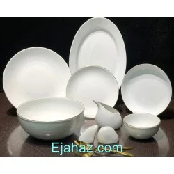 سرویس چینی پردیس هرمس 93 پارچه لب طلا