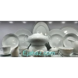 سرویس چینی پردیس هرمس 93 پارچه لب طلا