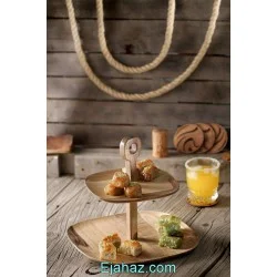 شیرینی خوری چوبی آماهوم 2 طبقه فنیس