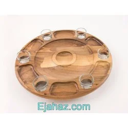 شات پلیت چوبی آماهوم گردان 6 تایی