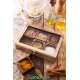 جا ادویه چوبی آماهوم محفظه دار 6 تایی جا ادویه چوبی آماهوم محفظه دار 6 تایی