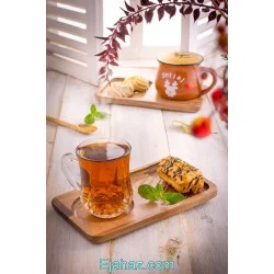 زیر فنجان چوبی آماهوم مستطیل