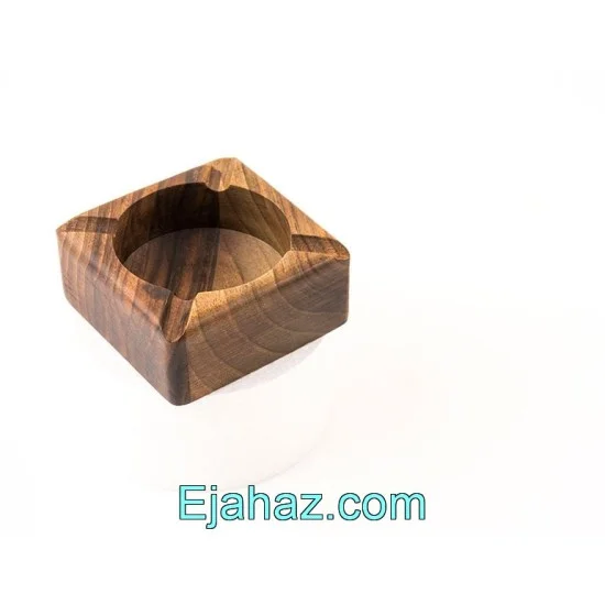 زیر سیگاری چوبی آماهوم مربع