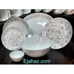 سرویس آرکوپال مقصود 26 پارچه گرد برنا صورتی