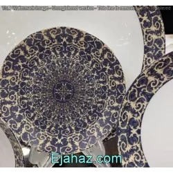 سرویس گلدن اپال دیوالی ورساچه سورمه ای 26 پارچه