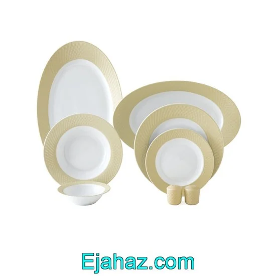 سرویس چینی زرین 28 پارچه غذاخوری رادیانس آداجیو رز