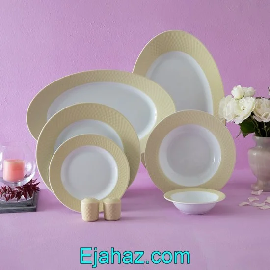 سرویس چینی زرین 28 پارچه غذاخوری رادیانس آداجیو رز