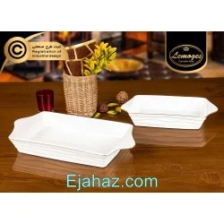 تابه مستطیل کوچک چینی لمون