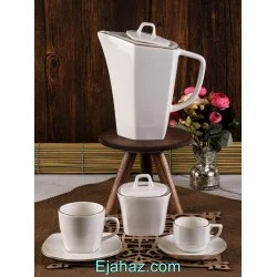 سرویس چینی پردیس ایزابل نیو بن چاینا لب طلا 96 پارچه