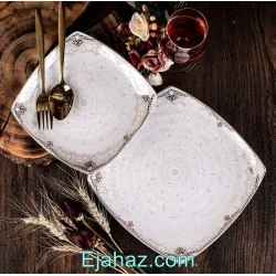 سرویس چینی پردیس ایزابل نیو بن چاینا آلیش طلایی 96 پارچه