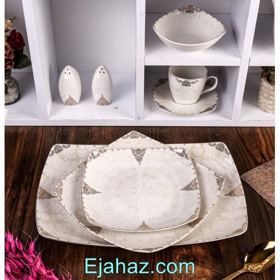 سرویس چینی پردیس ایزابل نیو بن چاینا ملانیا 36 پارچه سرویس چینی پردیس ایزابل نیو بن چاینا ملانیا 36 پارچه