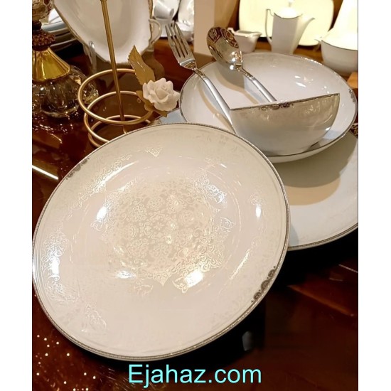 سرویس چینی لورین کاملیا پلاتین 87 پارچه سرویس چینی لورین کاملیا پلاتین 87 پارچه