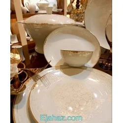 سرویس چینی لورین کاملیا طلایی 29 پارچه