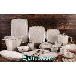 سرویس چینی پردیس ایزابل نیو بن چاینا اورانوس پلاتین 36 پارچه