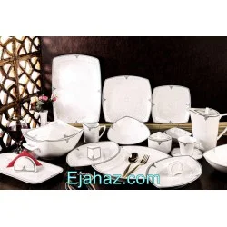 سرویس چینی پردیس پرنس پلاتین 30 پارچه کد 2017a